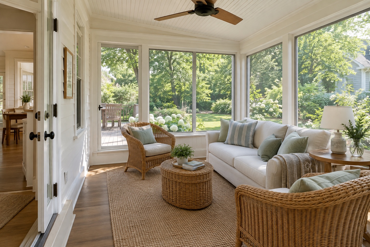 A sunroom for long summer days